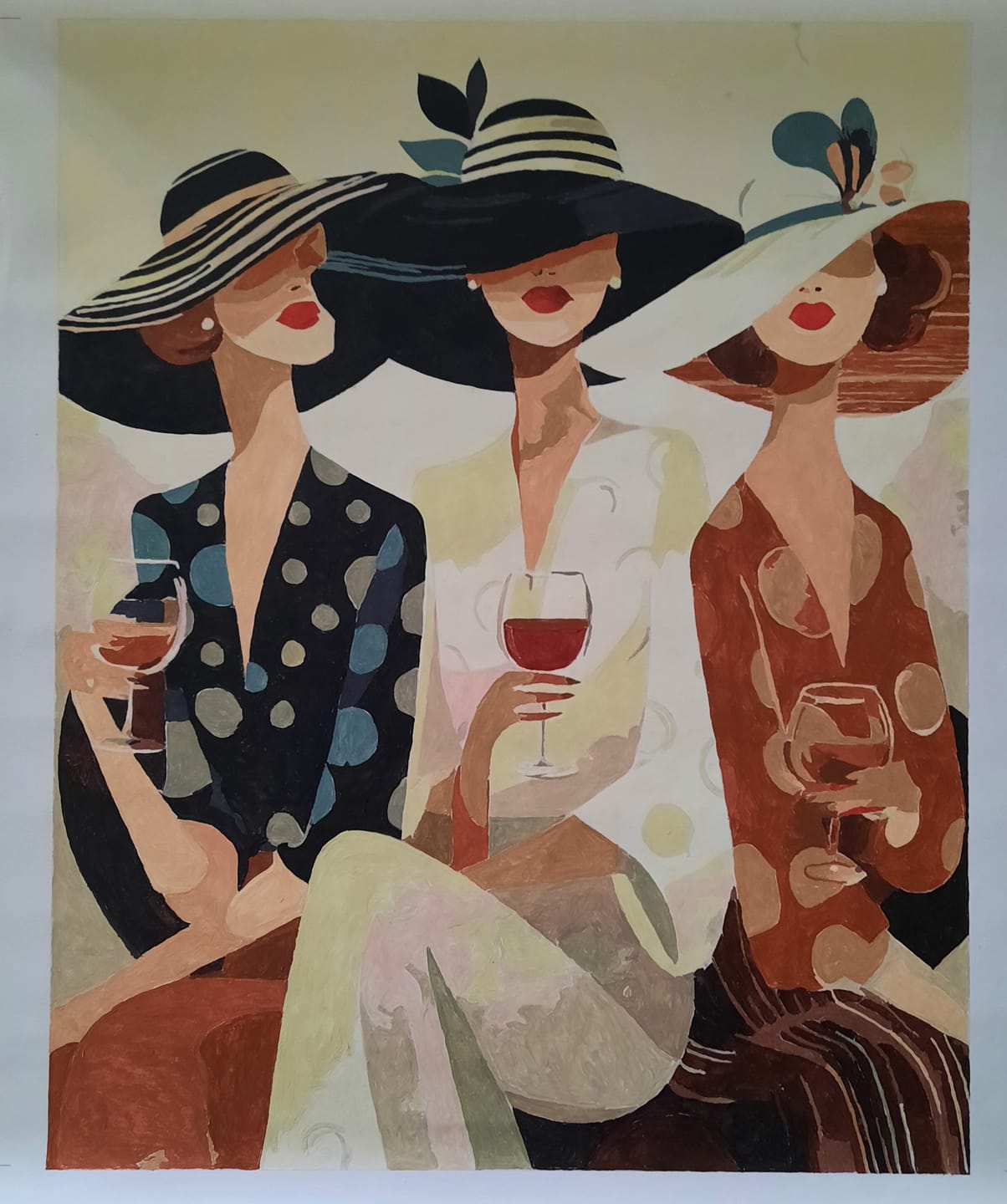 Customer photo review of Wine time | Paint by Number