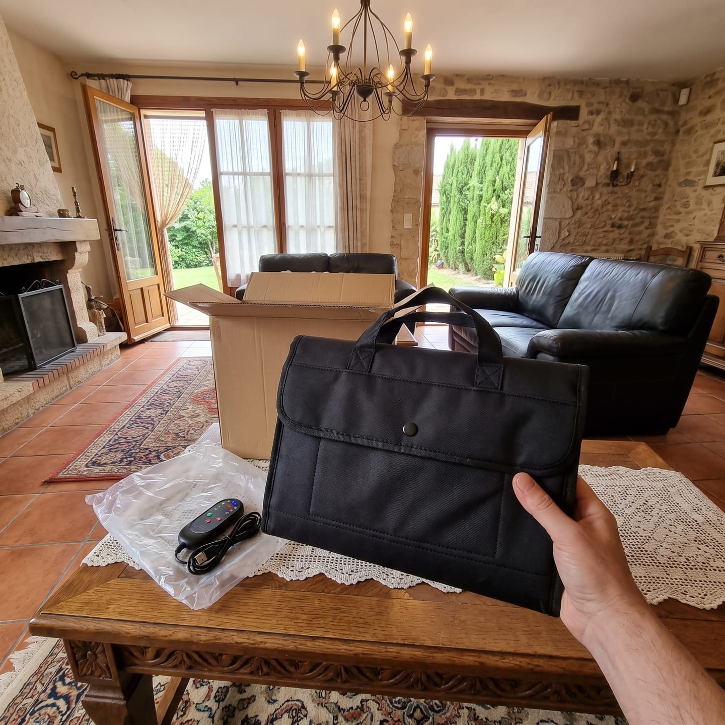 Customer photo review of Asiento Térmico Plegable