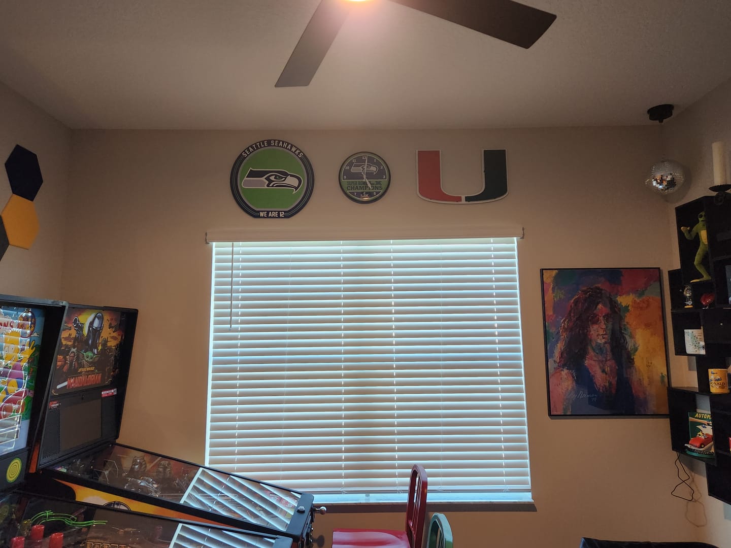 Customer photo review of VARSITY Collection- Single Layer Seattle Seahawks Metal Wall Art