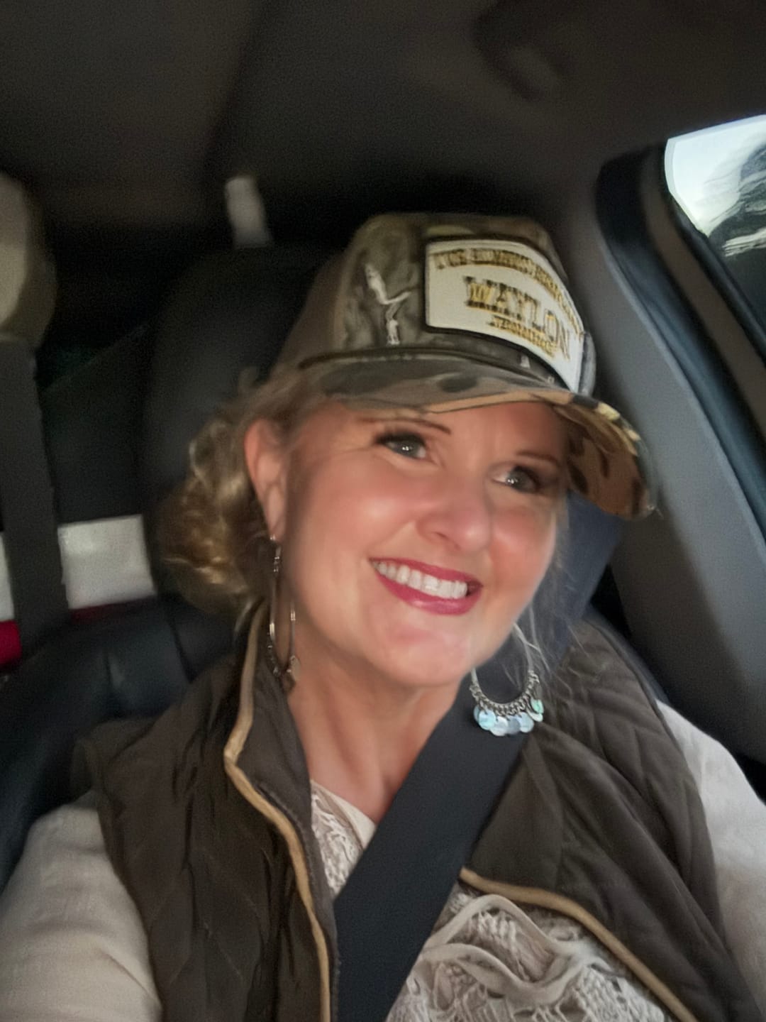 Customer photo review of Seager x Waylon Jennings Always Been Crazy Snapback Hat Camo