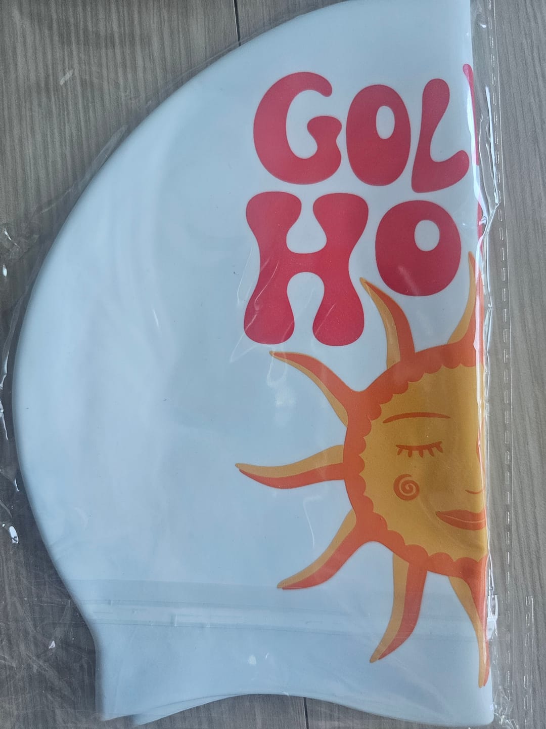 Customer photo review of JAYD Swim Cap - Golden Hour
