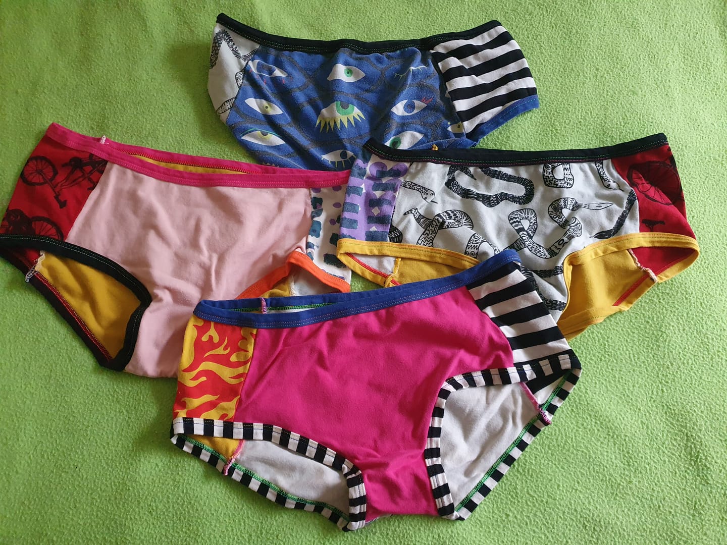 Customer photo review of Hipster Patchwork Pants