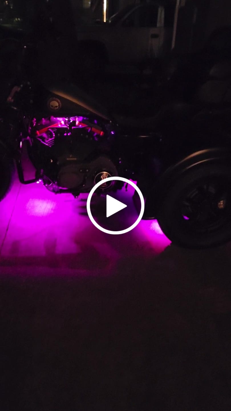 Customer video review of Moto LED Light Kit