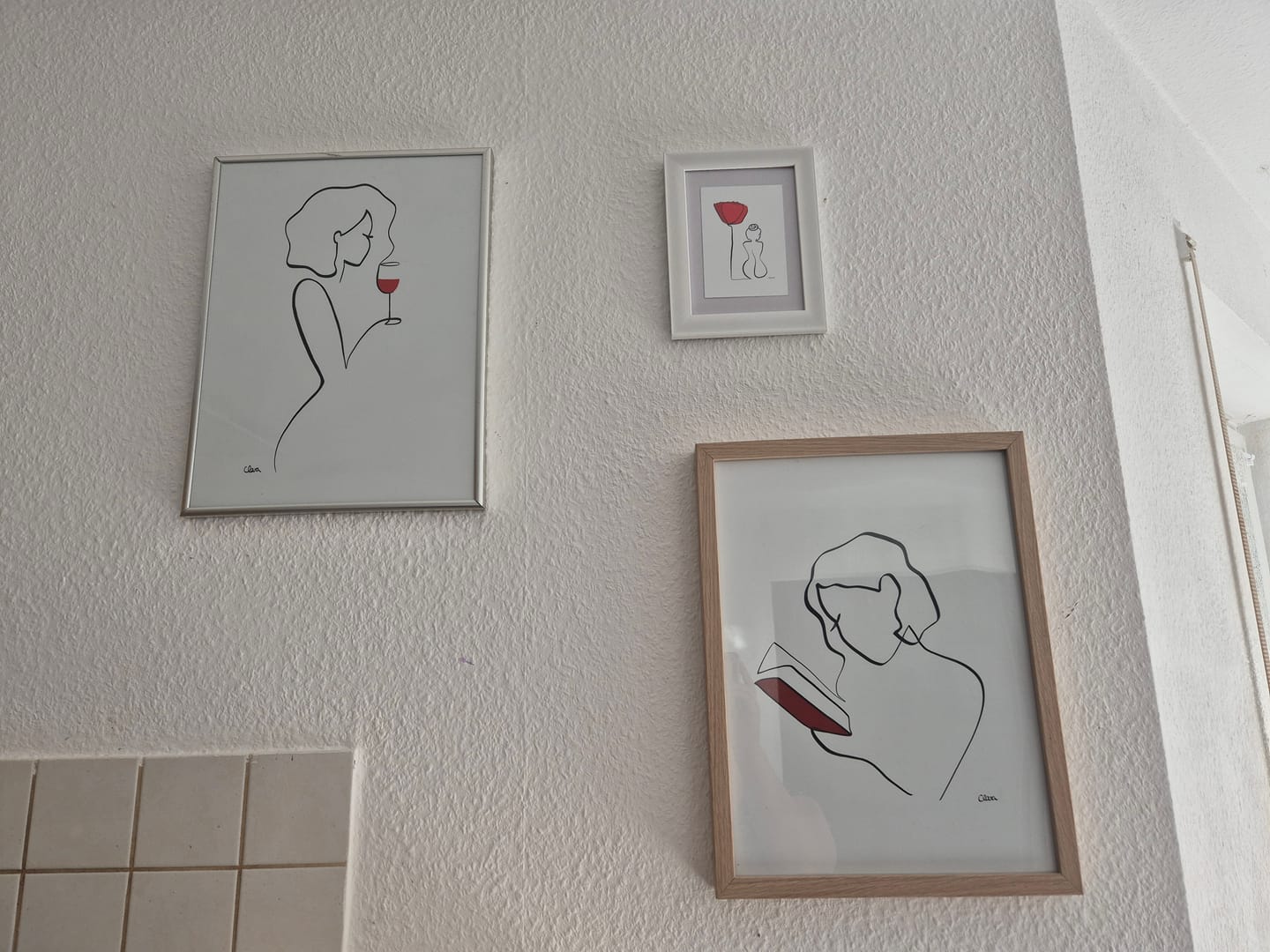 Customer photo review of Ein Buch, ein Wein so gehts mir fein...