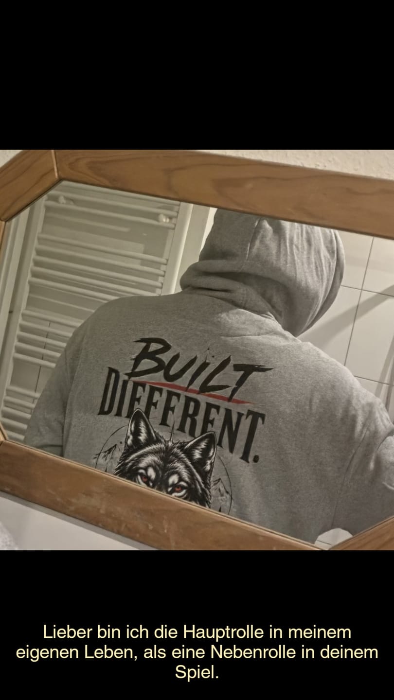 Customer photo review of Unisex Oversize Hoodie | Built Diffrent