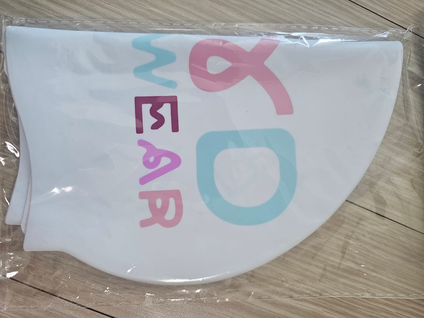 Customer photo review of JAYD Swim Cap - Squiggly