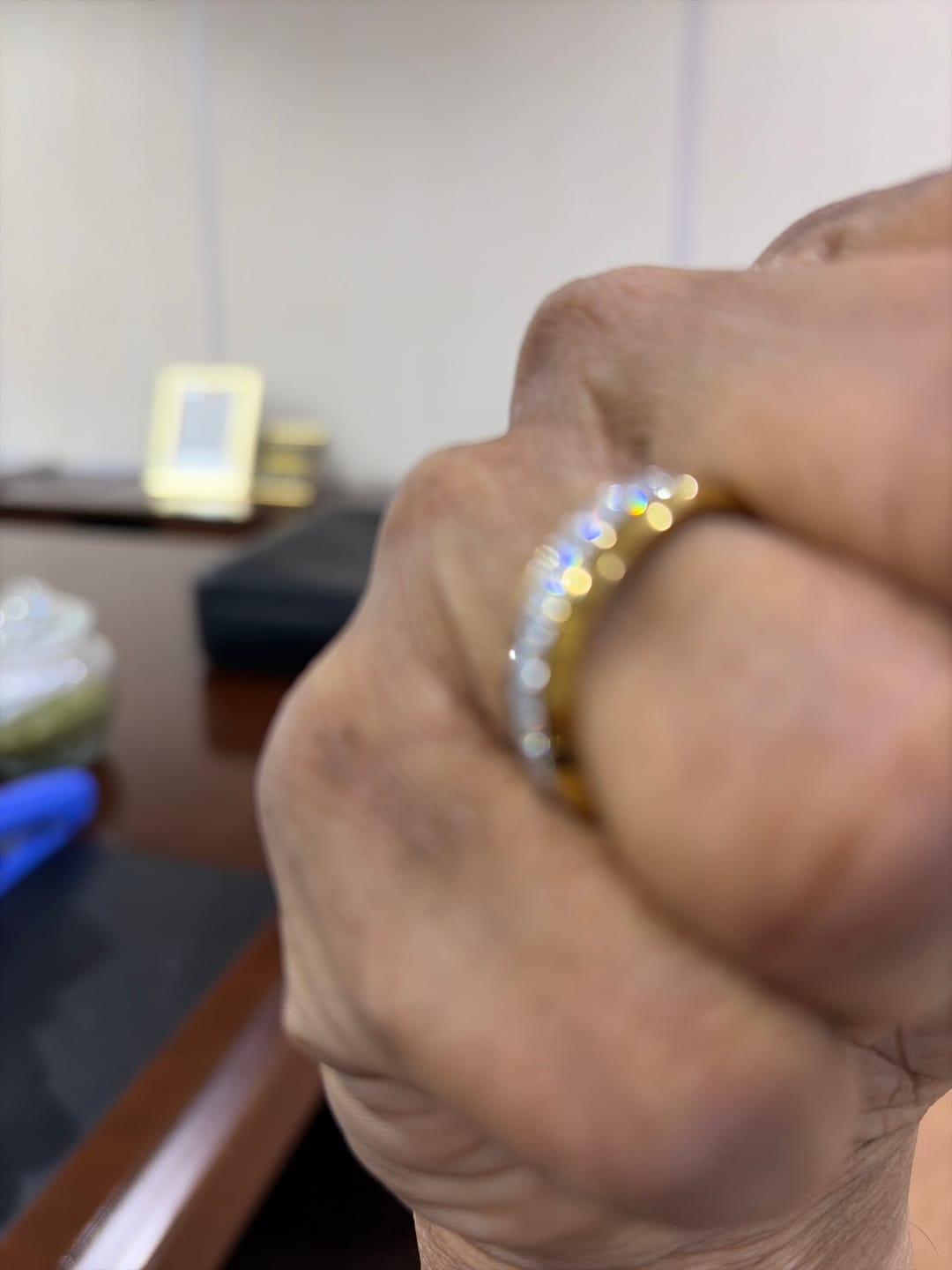 Customer photo review of Classic Diamond Ring