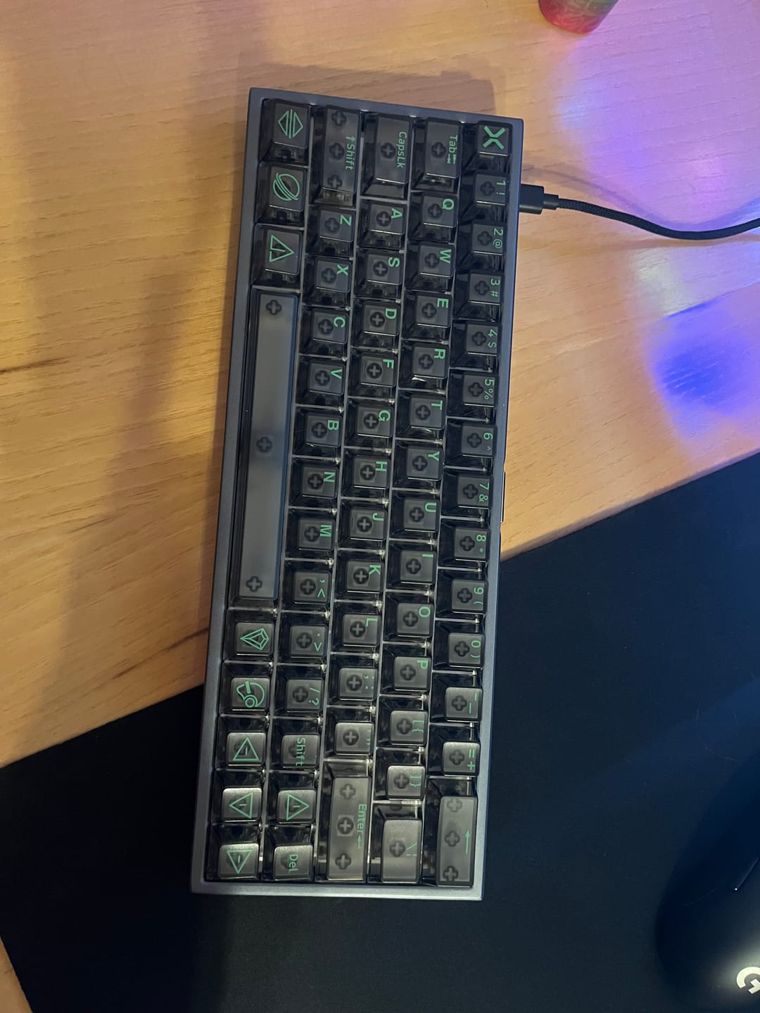 Customer photo review of X60HE Magnetic Switch Keyboard - The Best Budget Gaming Gear