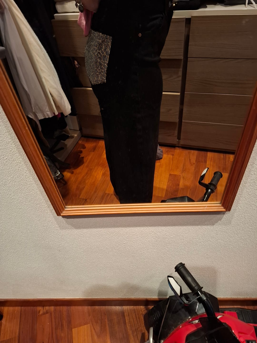 Customer photo review of Jeans Balloon Black leopard