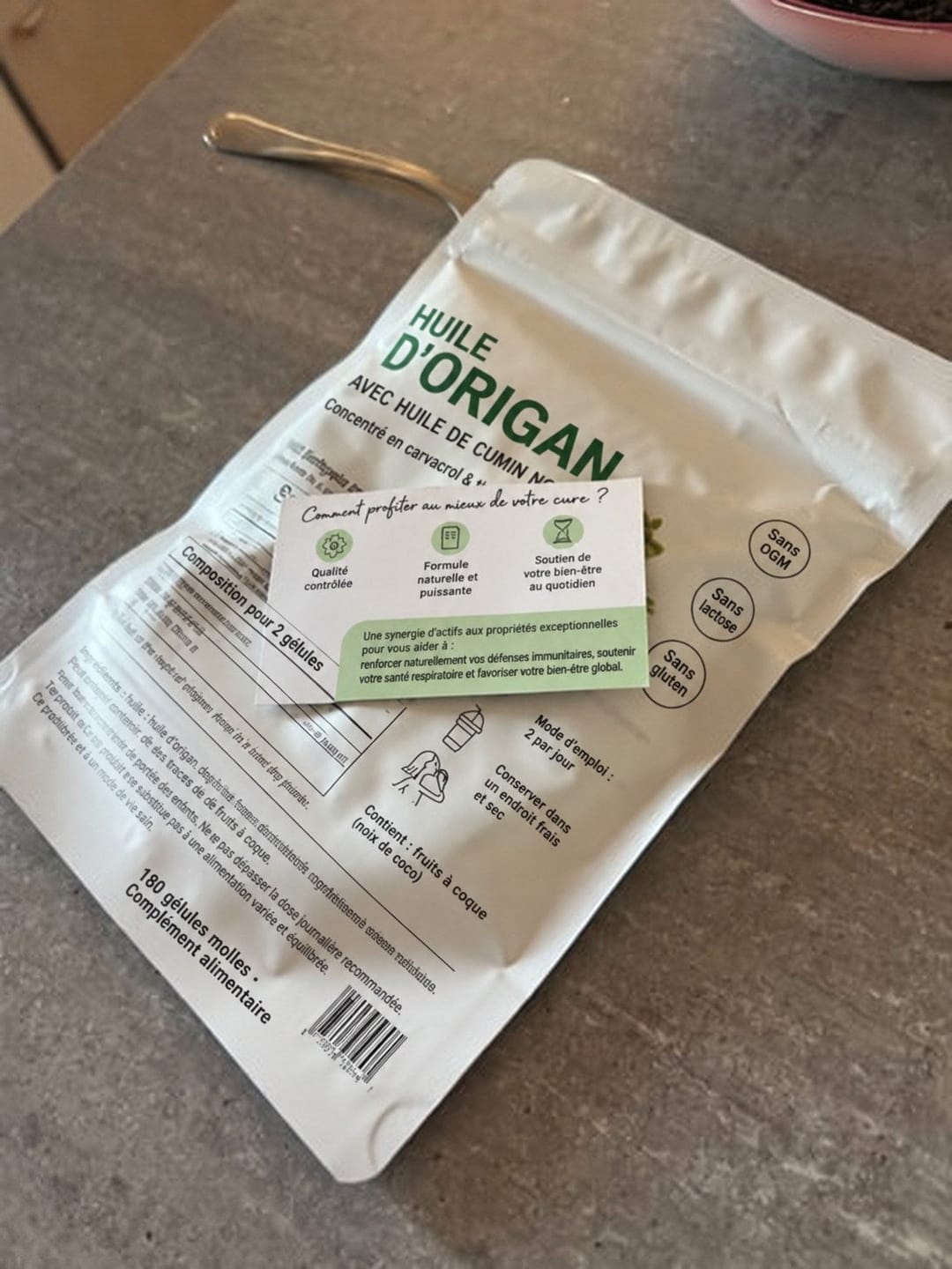 Customer photo review of Gélules OrigaMix – Élimination naturelle des parasites intestinaux, ballonnements et fatigue chronique