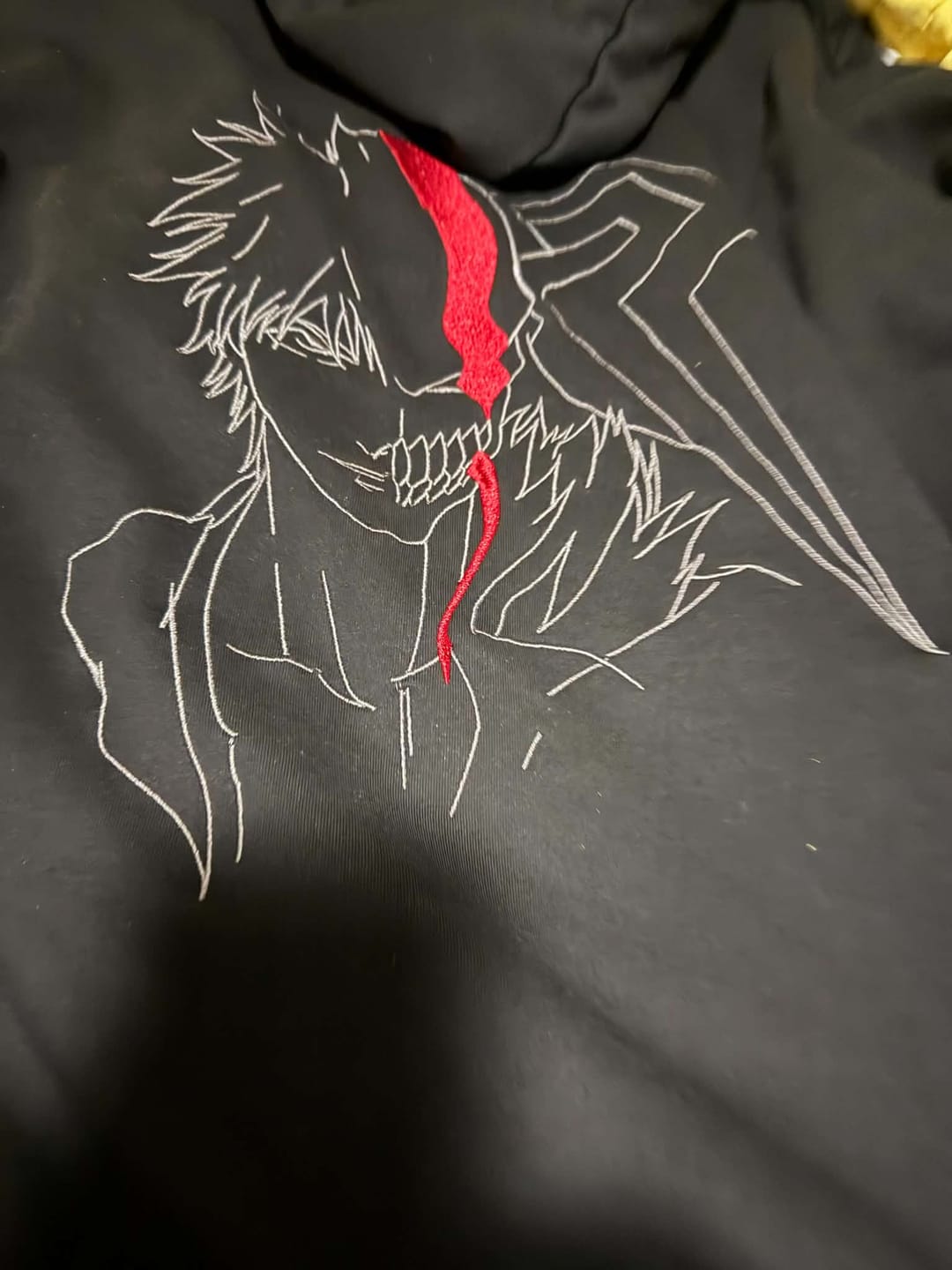 Customer photo review of Hellfire Embroidery Hoodie