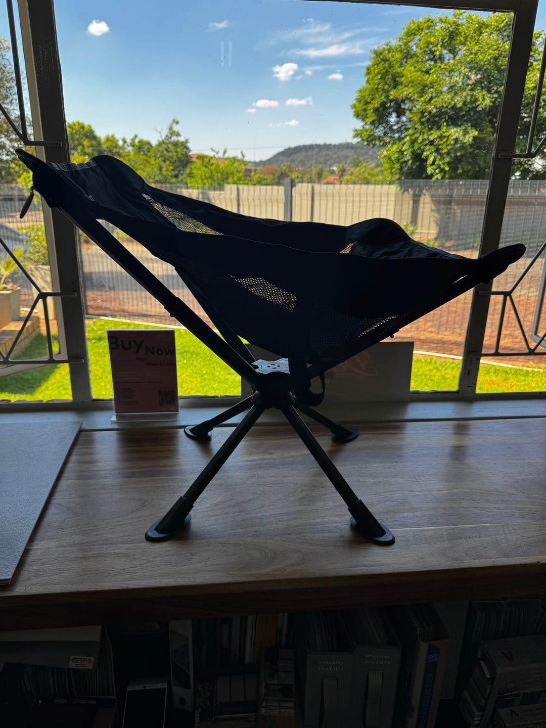 Customer photo review of Lumeo QuickFold 360 Camp Chair