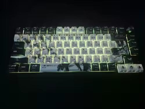 Customer photo review of Chainsaw Man Reze Keycaps - Black and White