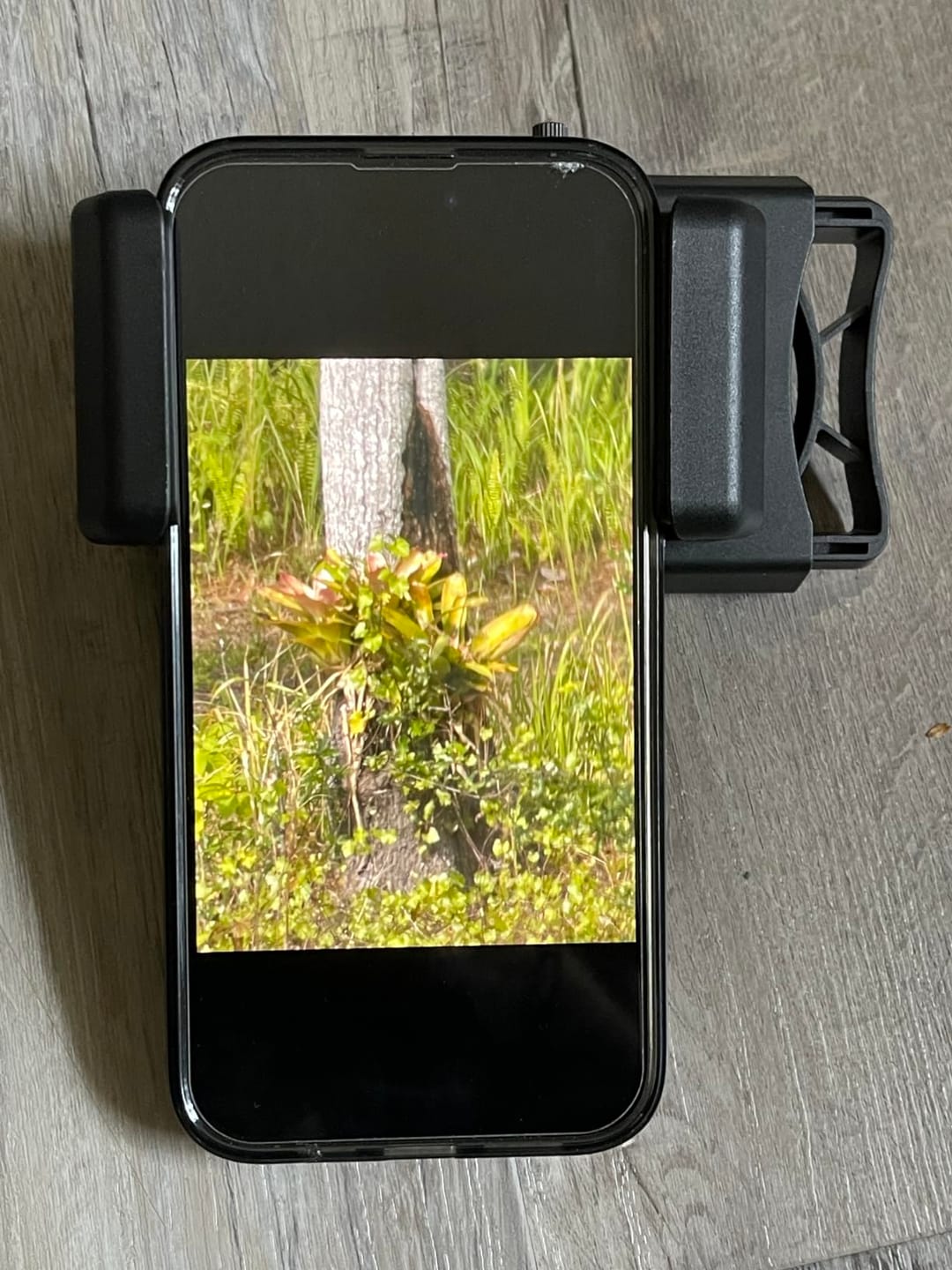 Customer photo review of Universal Optical Smartphone Adapter