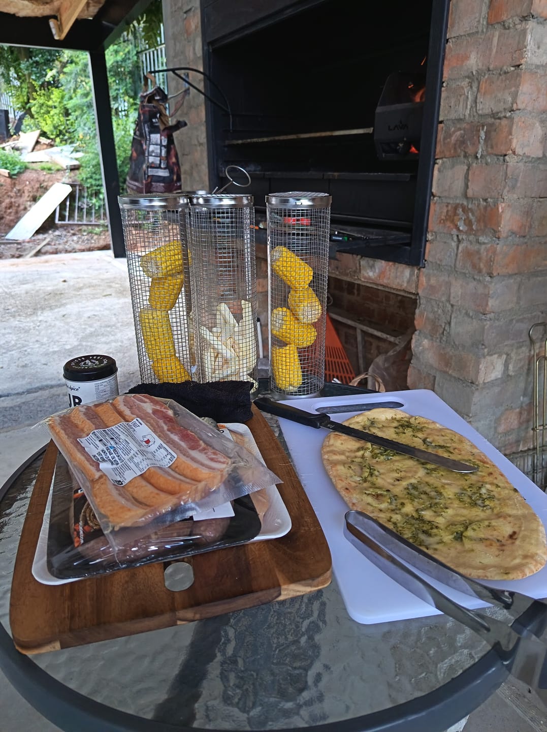 Customer photo review of BRAAIPLANK™ ROLLING BRAAI BASKET