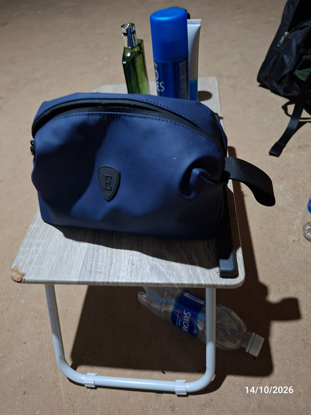Customer photo review of The Wash Bag Blue