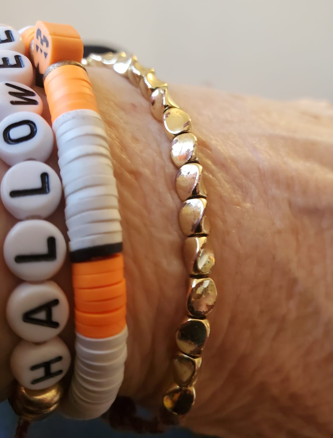 Customer photo review of Tibetan Copper Beads Bracelet