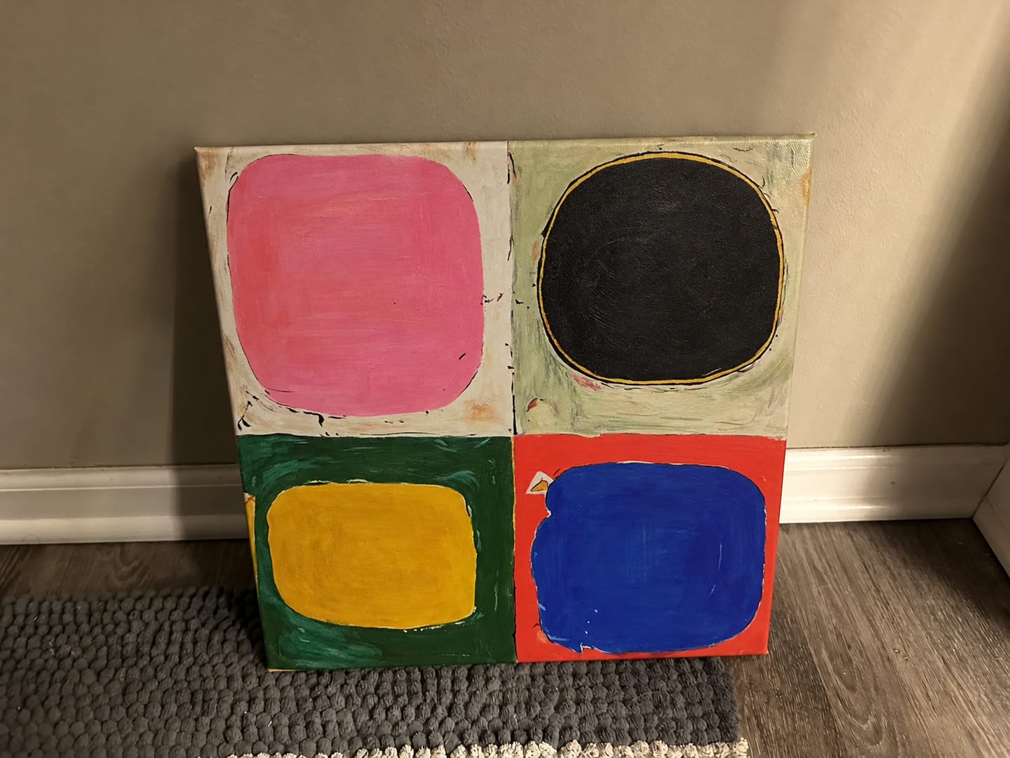 Customer photo review of Abstract Wall Art #VA302