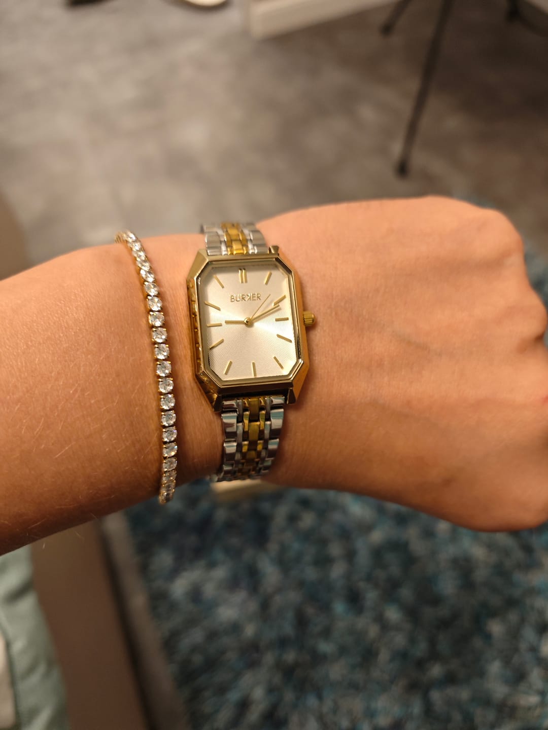 Customer photo review of Ava Gold Bracelet