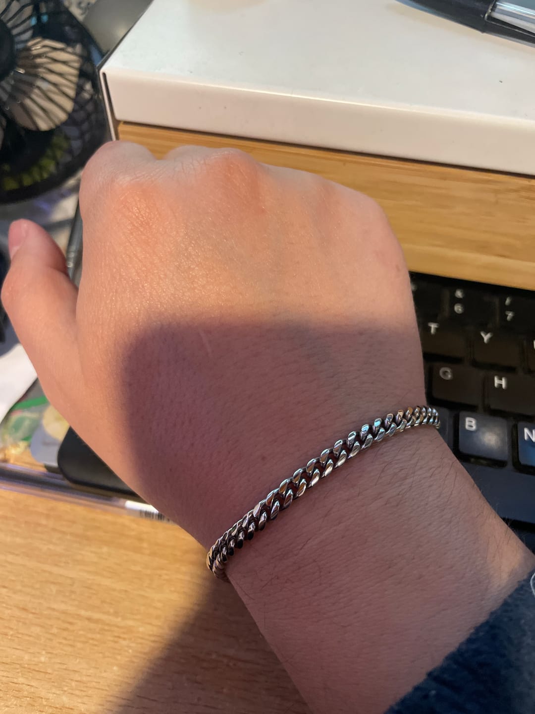 Customer photo review of Pulsera Miami Cuban 5mm