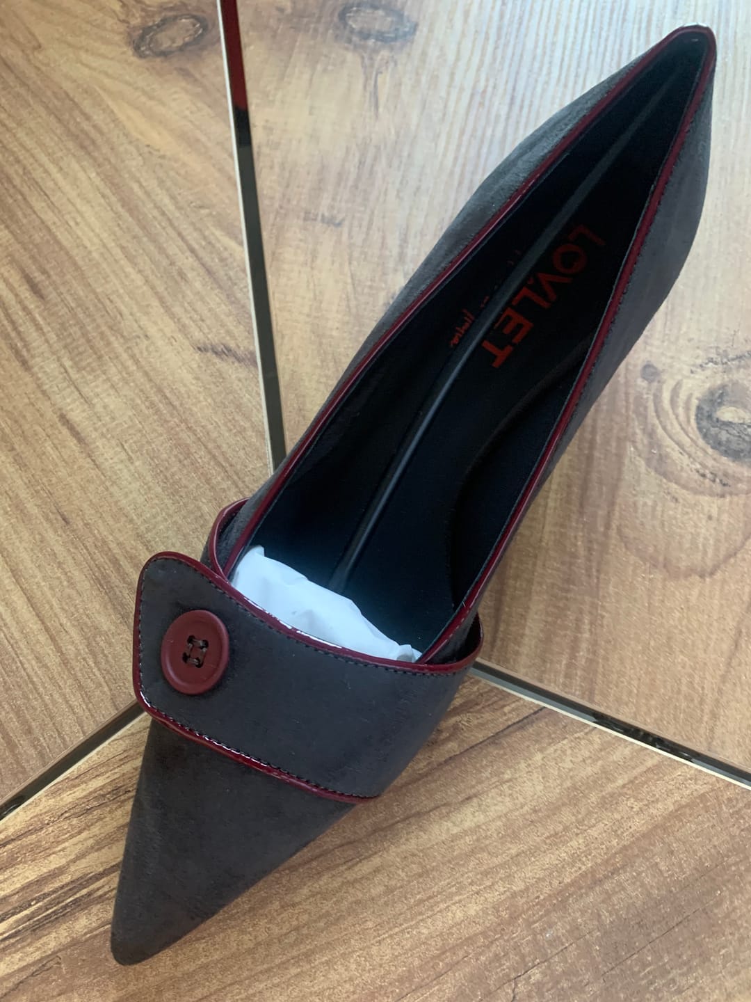 Customer photo review of DECOLLETE CHARLOTTE GRIGIO