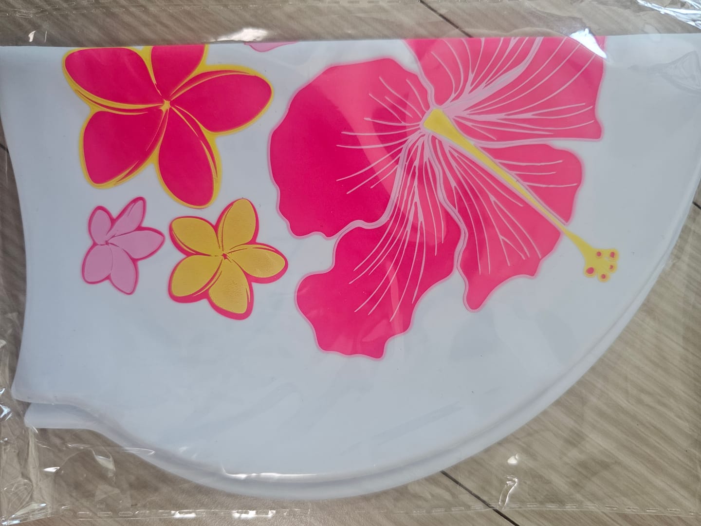 Customer photo review of JAYD Swim Cap || Hibiscus Haven