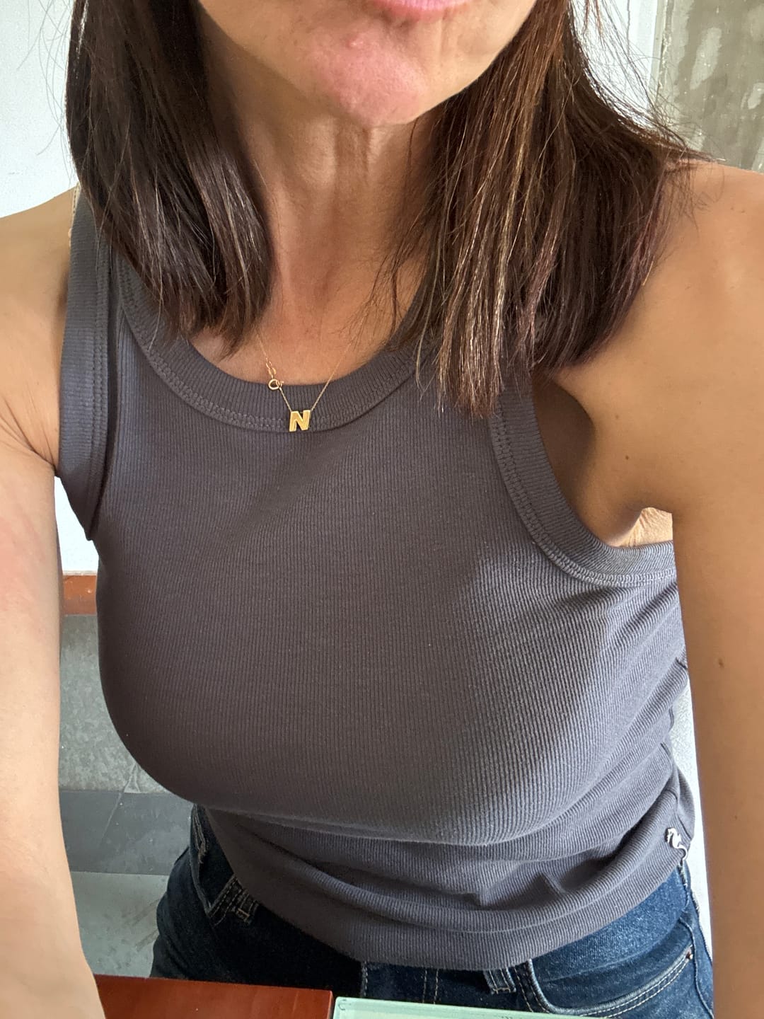 Customer photo review of POLERA MARU azul piedra