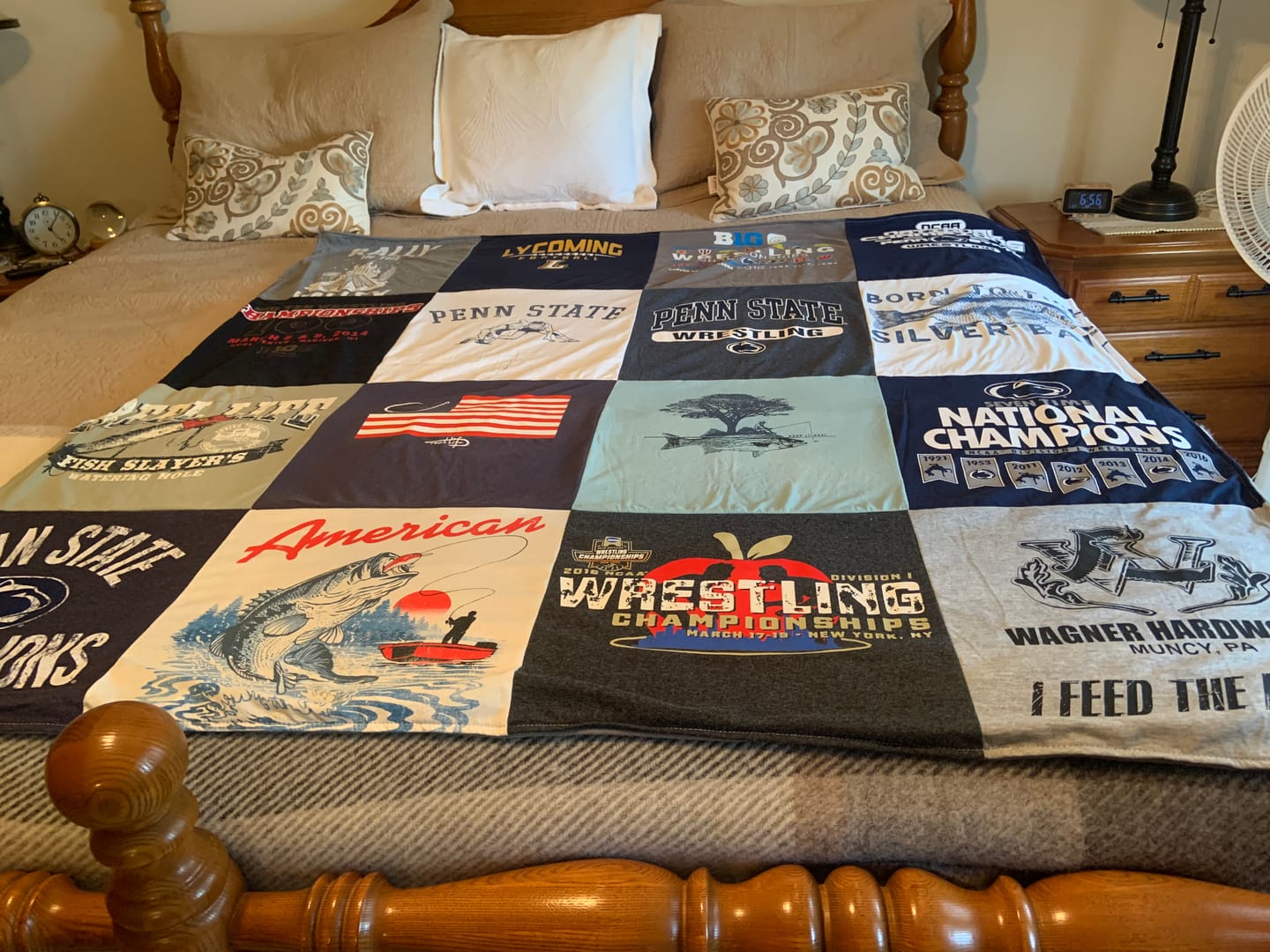 Customer photo review of Project Repat T-Shirt Quilt