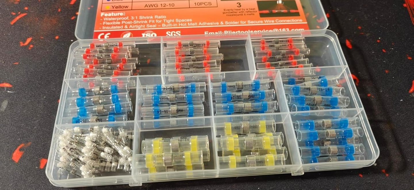 Customer photo review of BOLTHUT™ Solder Seal Wire Connectors — Heat-Shrink, Water-Resistant