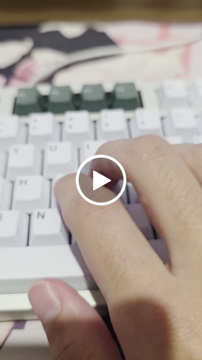 Customer video review of Lubed, Filmed, And Spring Swapped CHERRY MX Switches (10PCS)