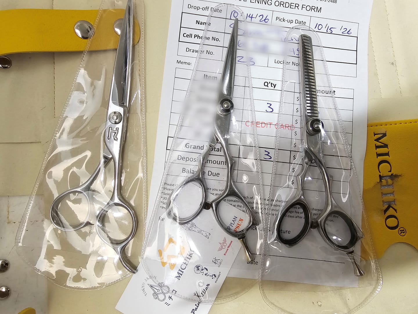 Customer photo review of Hair Scissor Sharpening | Japanese style
