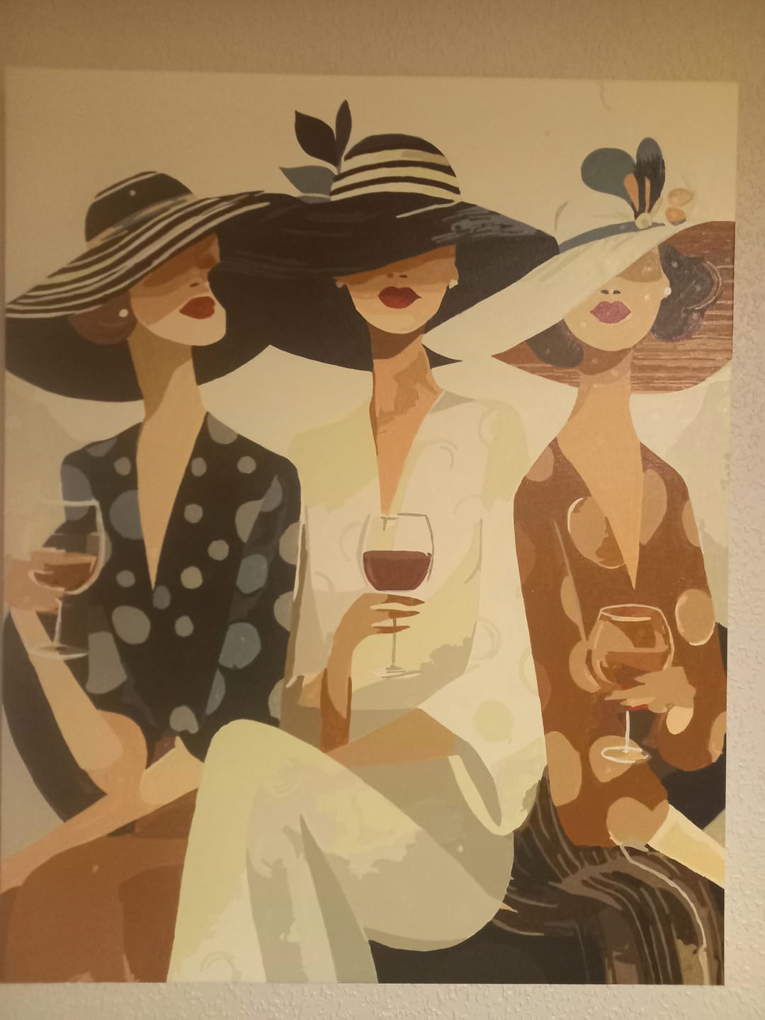 Customer photo review of Wine time | Paint by Number