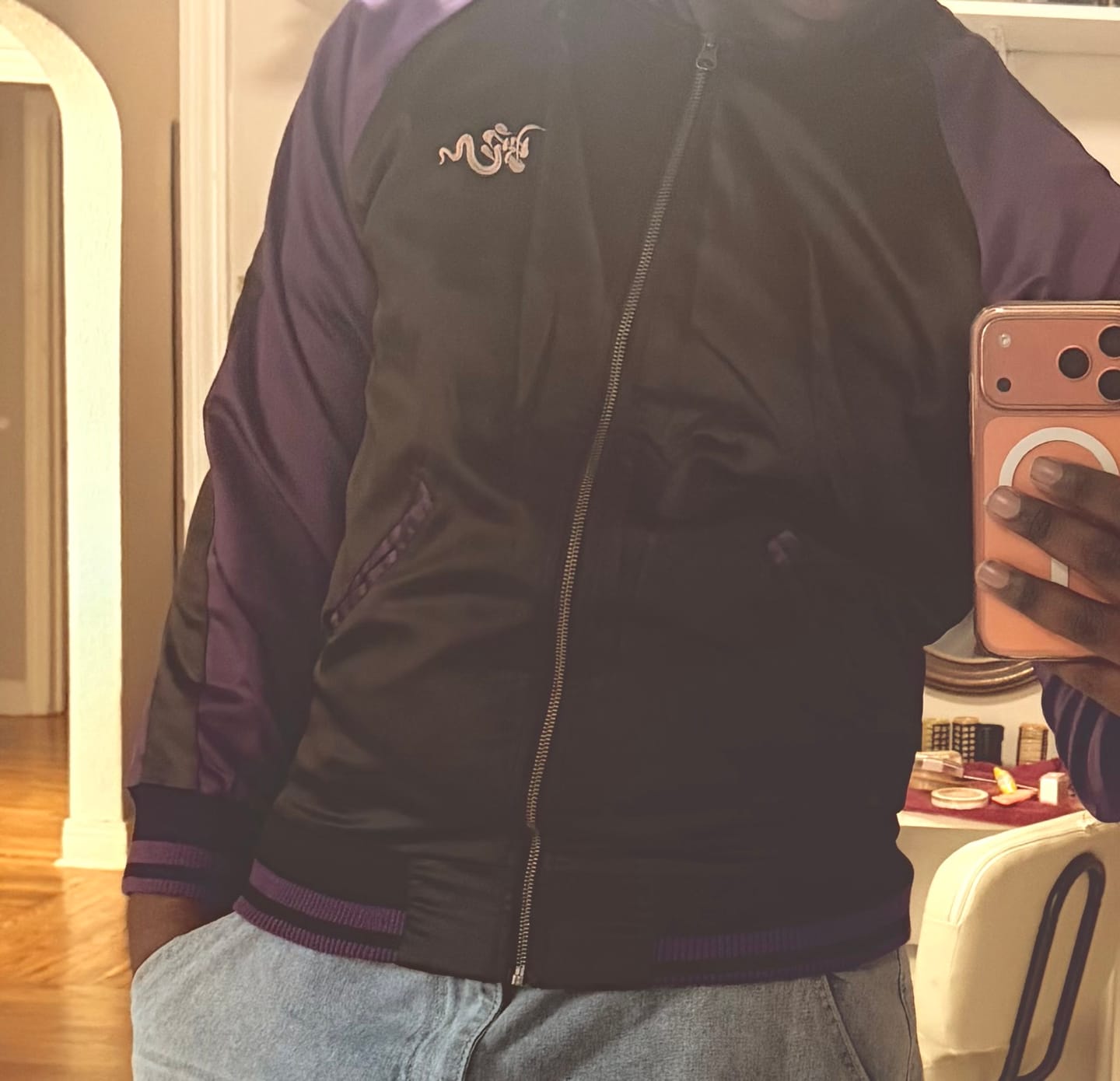 Customer photo review of Violet Viper Sukajan Jacket