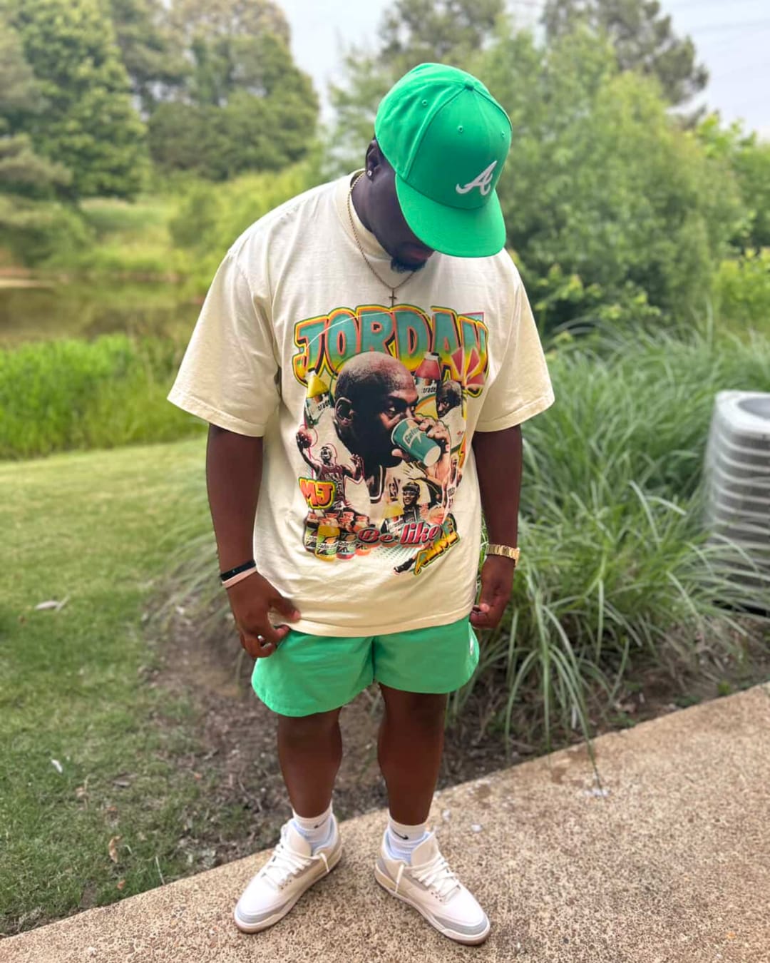 Customer photo review of MJ "Gatorade" Tee
