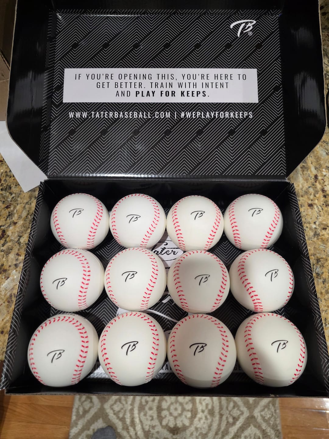 Customer photo review of Tater® Foam Ball by Tater Baseball® | Pitching Machine Balls