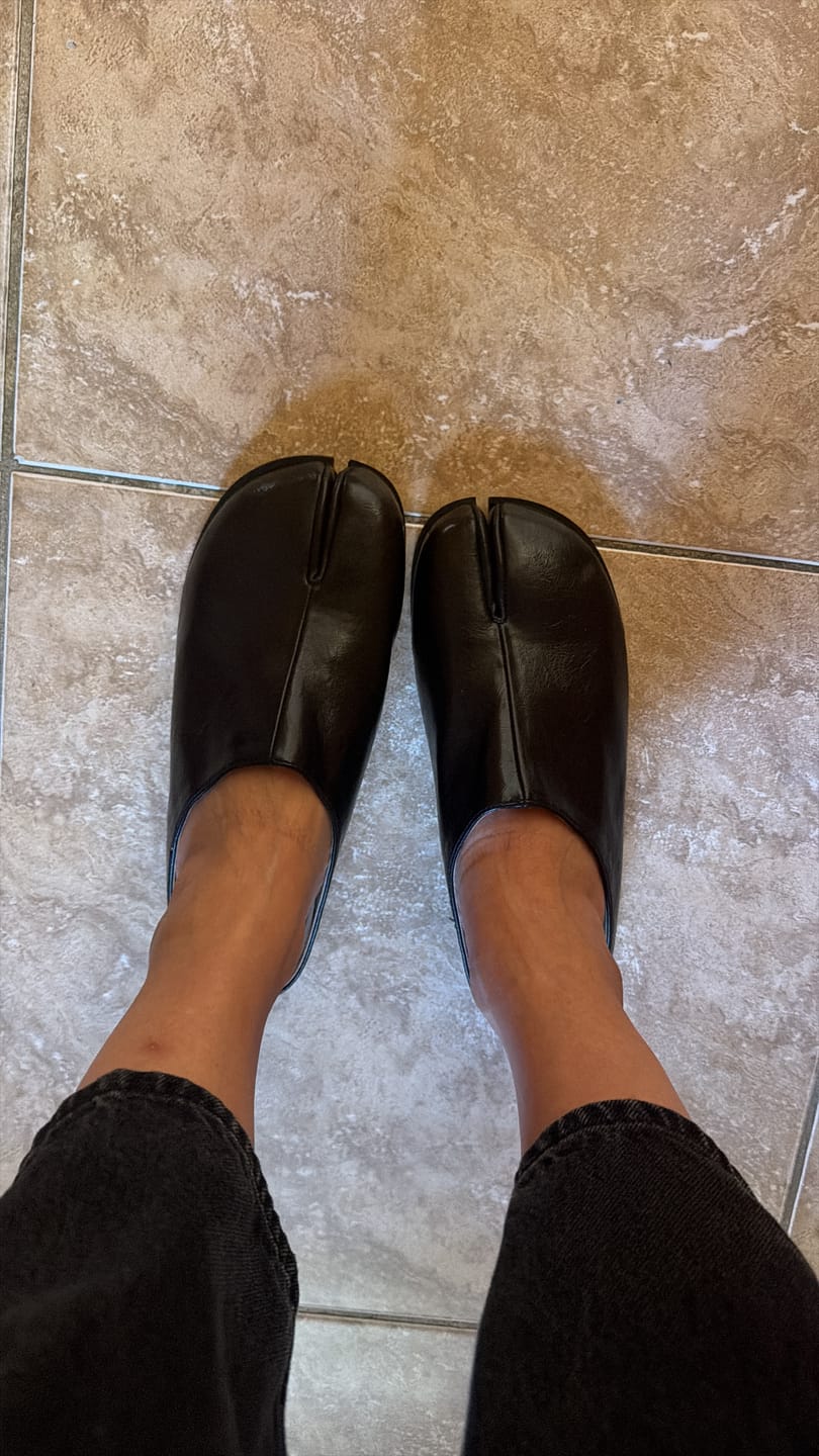 Customer photo review of Mules Tabi Amalia