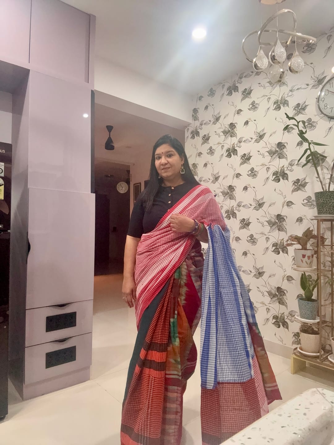 Customer photo review of Mridu Chaya Mixmatch Cotton Saree