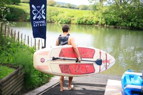 Customer photo review of Aquaplanet ALLROUND TEN 10' Inflatable Paddle Board Package - Kintsugi
