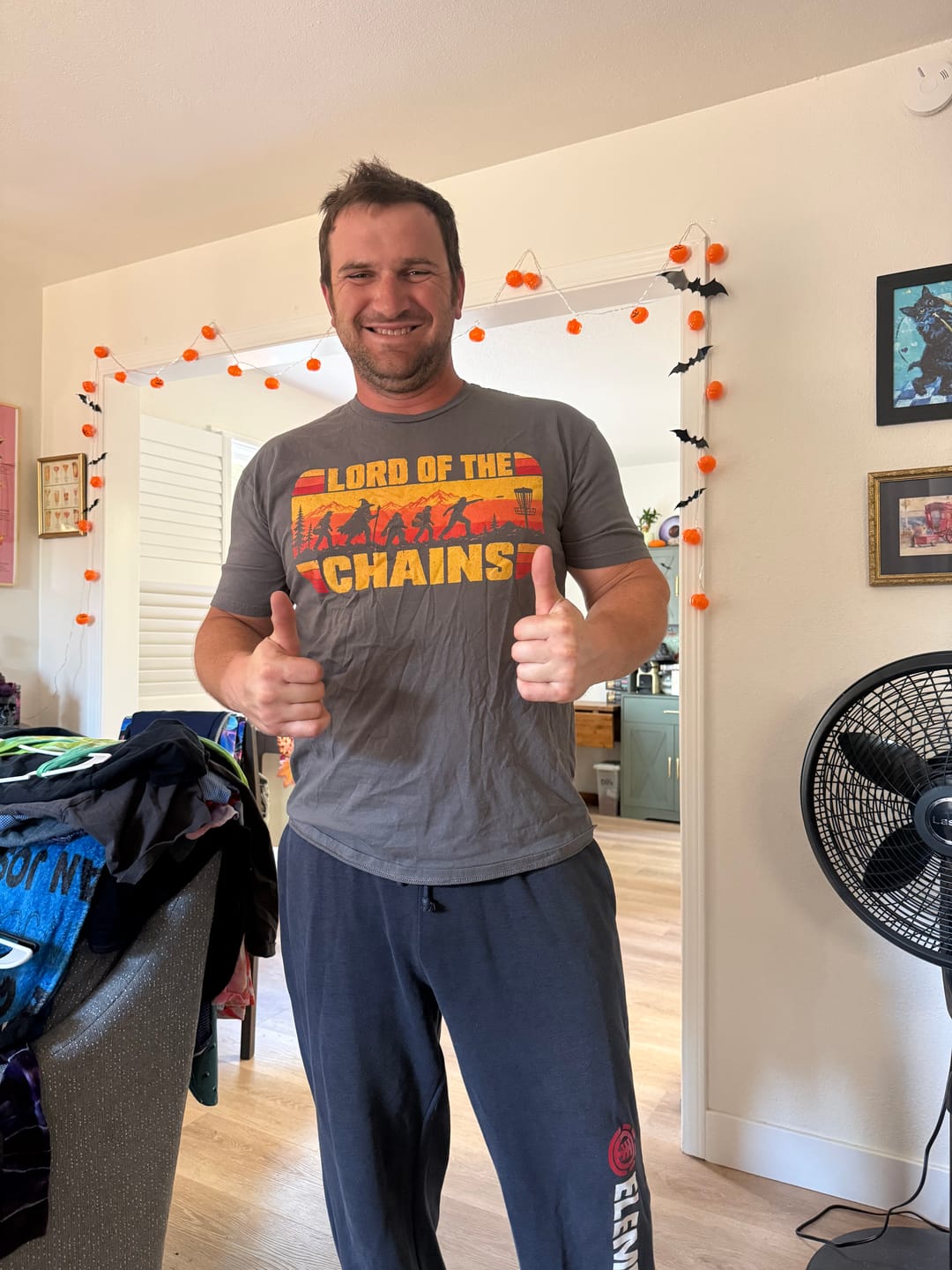 Customer photo review of Lord Of The Chains T Shirt