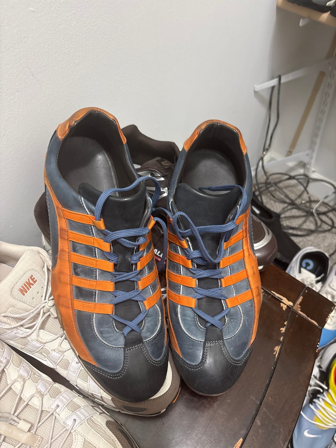 Customer photo review of Men's GrandPrix High-Top Sneaker in Monza Indigo 2.0