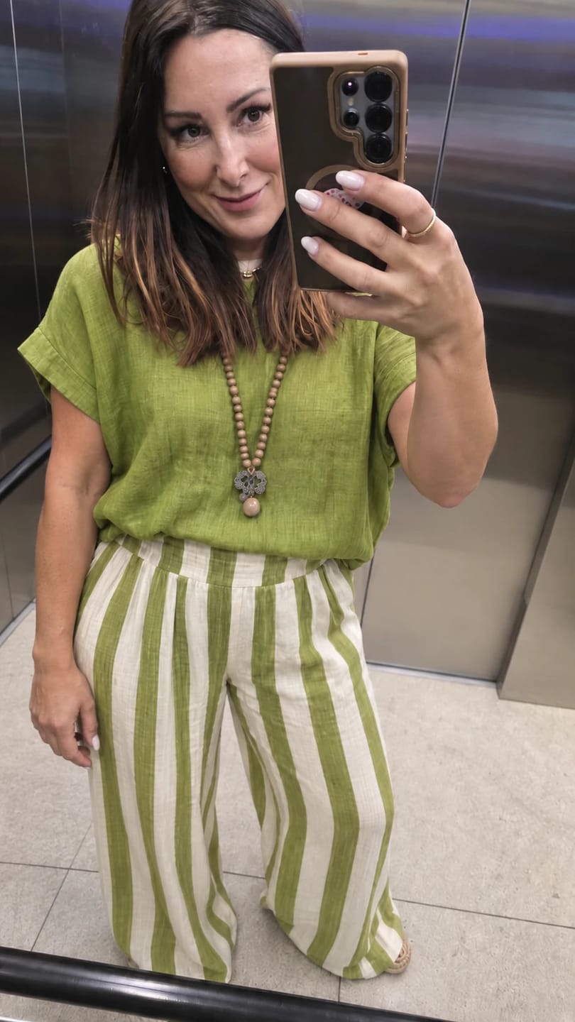 Customer photo review of CONJUNTO MARINA™ – FRESCURA CON ESTILO