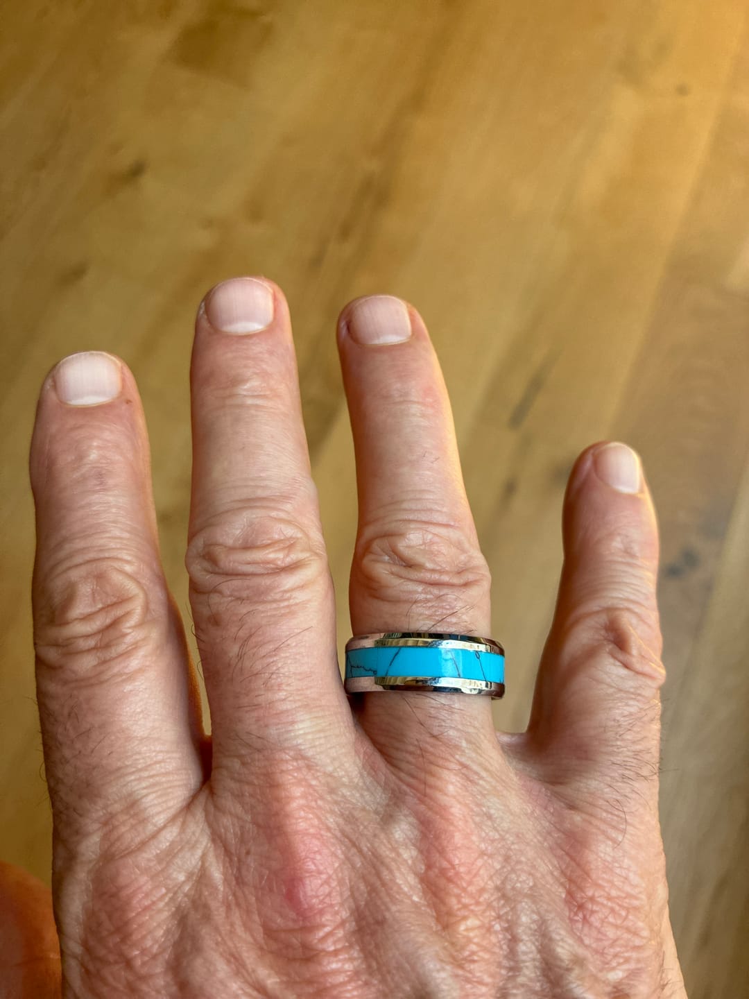 Customer photo review of TURQUOISE BAND.