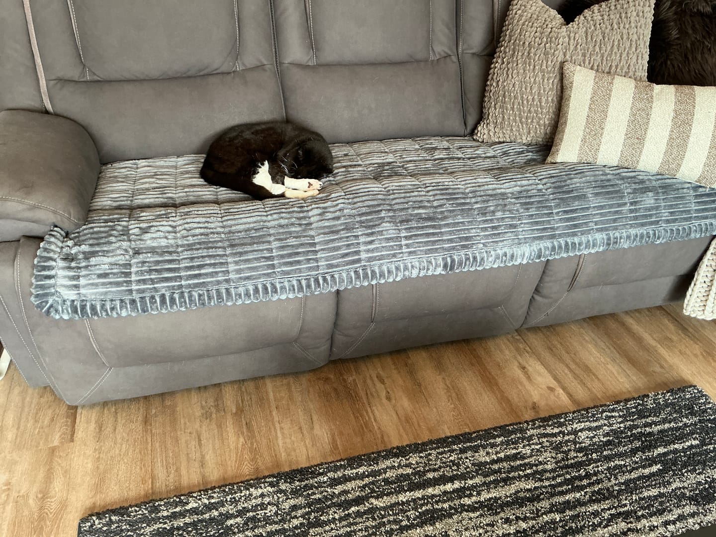 Customer photo review of Cosy Couch - Couch Cover