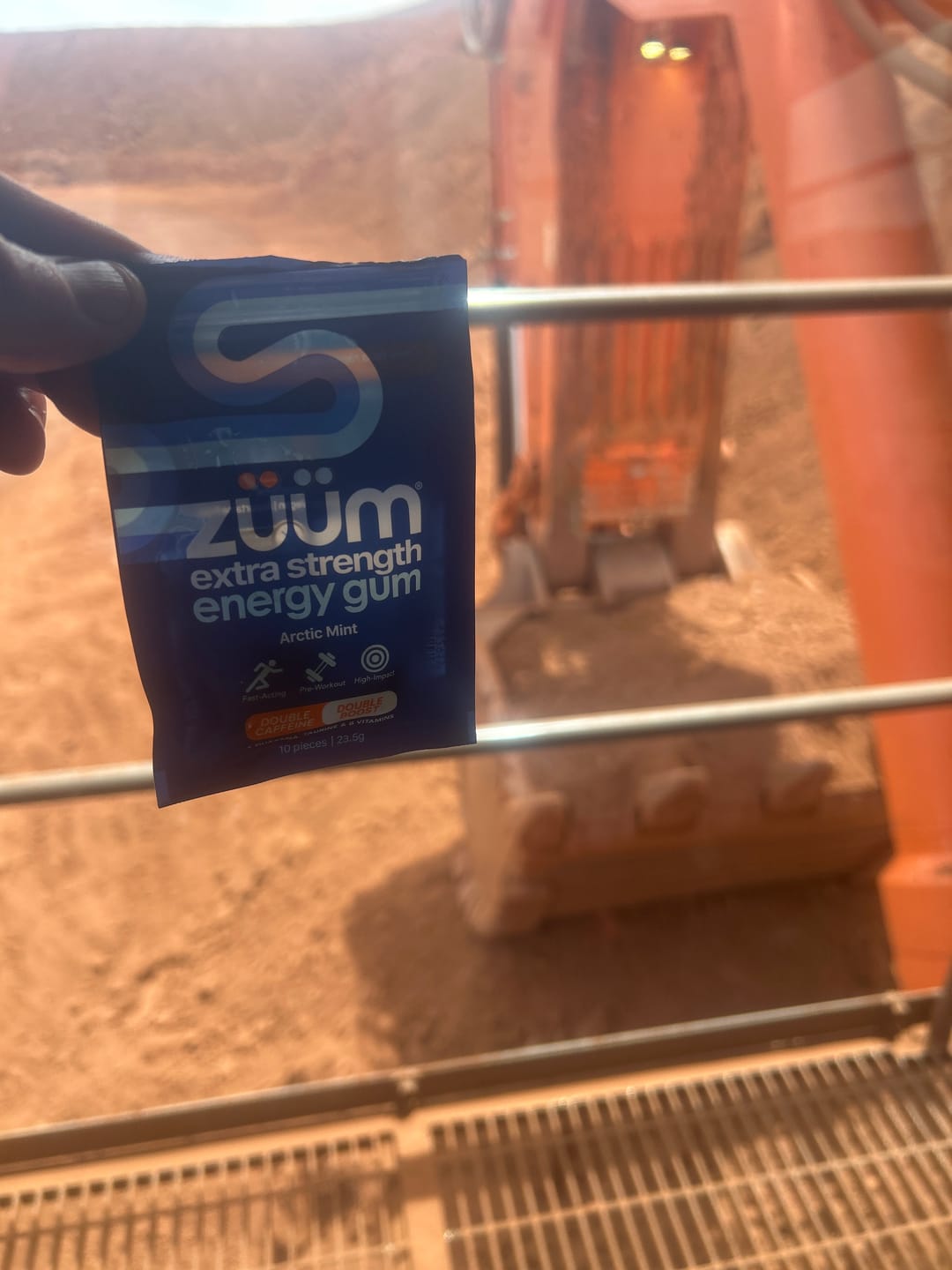 Customer photo review of Extra Strength Energy Gum - Arctic Mint