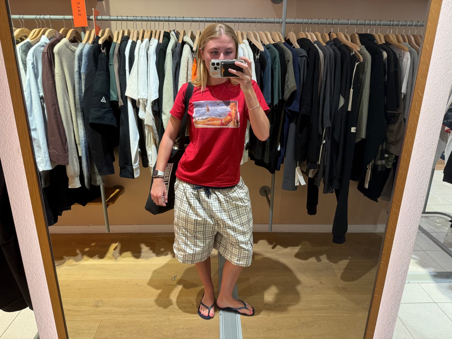 Customer photo review of air dry baby tee