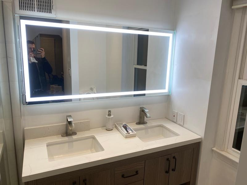 Customer photo review of Forde - 7" Single Hole Single Handle Bathroom Basin Faucet