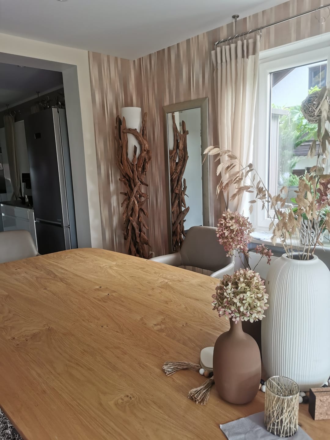 Customer photo review of Treibholz Stehlampe VILLA Lampenschirm Natur 180 cm