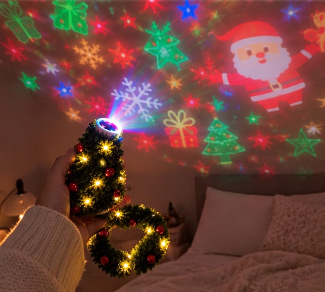 Customer photo review of Proyector Navideño USB