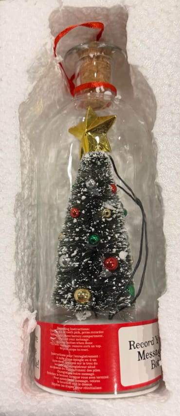 Customer photo review of Christmas Whisper Bottle™