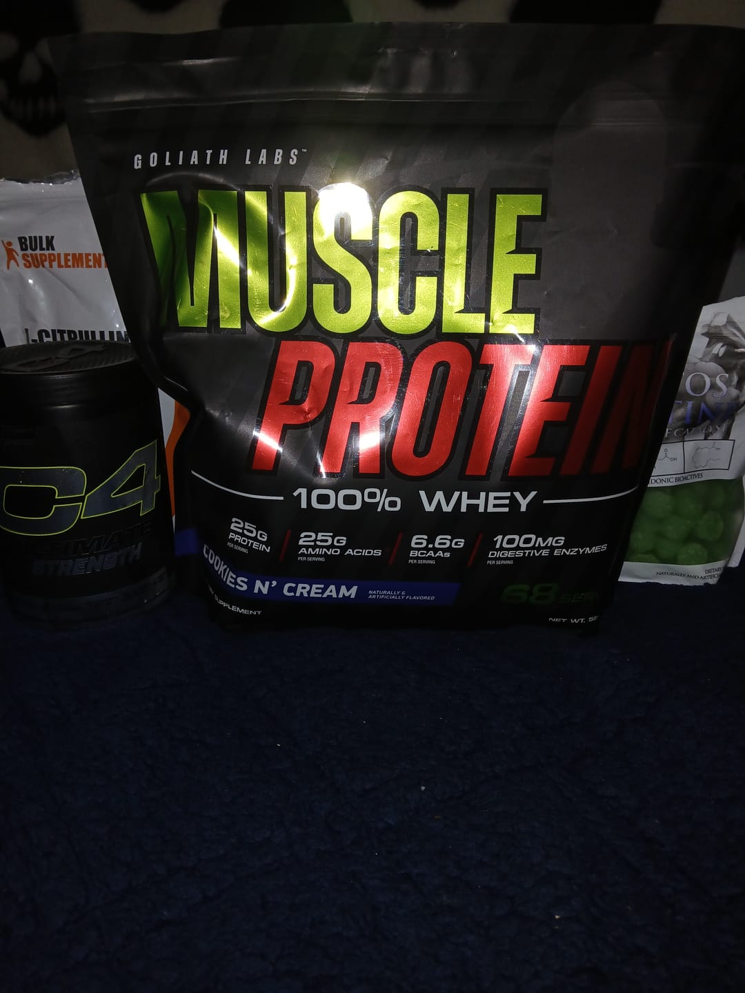 Customer photo review of 100% Whey Protein Powder